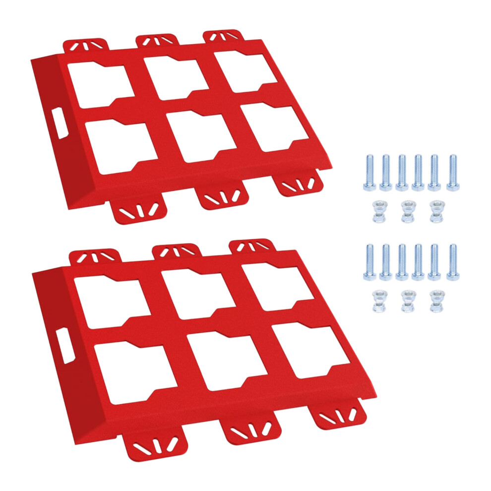 Packouts Mounting Plate For Packouts Toolboxes,Aluminum- Red 7696000981475