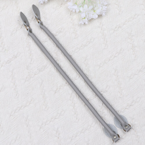 1Paar Echtes Bag Strap Grau, Robust, Ideal Für DIY Handtaschen 2