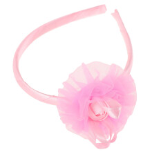 Baby Blüten Haarbänder Rosa Seide Schleifen Für Kleinkinder