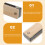 2St Beige Mondharmonica Kindertoy Educatief Muziekinstrument 10