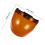 Visor Lunettes Orange Pièce Résistant Vent Et Impact 2
