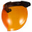 Visor Lunettes Orange Pièce Résistant Vent Et Impact 9