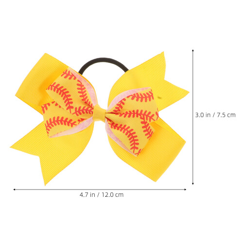 6Stk Haargummis Mit Schleife, Haarzubehör Für 1