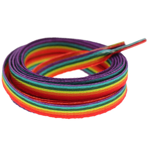 1Paar Gradient Schnürsenkel Für Vielseitige Schuhe Polyester