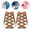 1Paar Gradient Schnürsenkel Für Vielseitige Schuhe Polyester 5