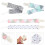 4Stk Baby Schnullerhalter Bunt Mit Sicherem Clip 9