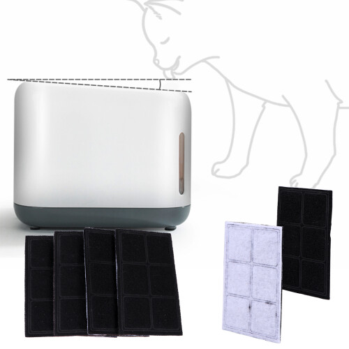 4St Actieve Koolstof Filter Pet Waterfontein Wit Vervangset 2