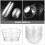 1Set Wegwerp Plastic Pudding Cups Rond Met Voor Keuken 11