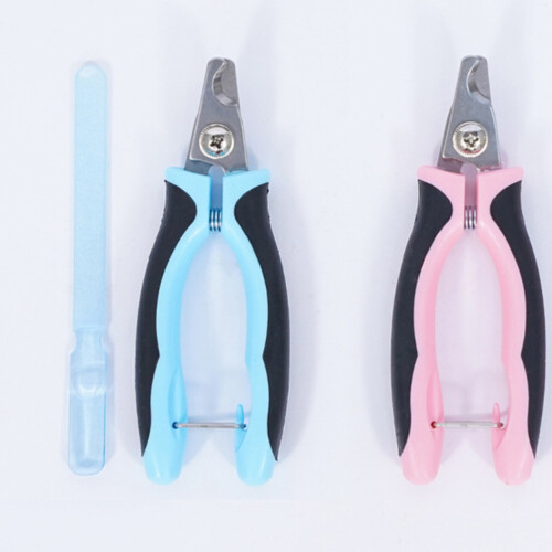 1Set Professionele Hondennagelknipper Rvs Comfortabel Handle 2