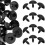 30St Zwarte Plastic Knutselen, Creatieve Decoratieve Poppenogen 8