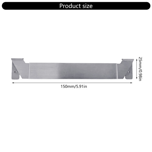 2 Pack Practical Stainless Steel Spatula Holder for Grills 2