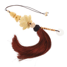 Guanyin Boeddha Autohanger Koffie Kleur Lotus Design
