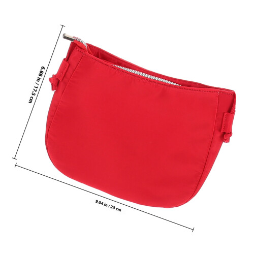 Nylon-Schultertasche Mit Schleife, Verstellbarem Gurt 1