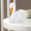Decoração Cisne Resina Branca Durável 5