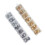 2Pack Copper Metal Spacer Beads Mixed Pendants Assorted Flower Charms 1