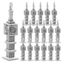 50Stk Unisex Architektur Schmuckanhänger Metall Für DIY Ketten