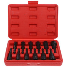 1Set Vielseitiges Steckschlüssel-Adapter-Set Mit Verlängerung, Schwarz
