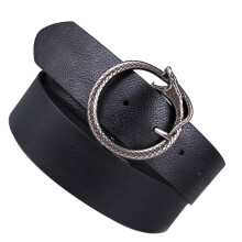 1Stk Retro Damen Taillengürtel PU- , Schwarzer Modeschmuck