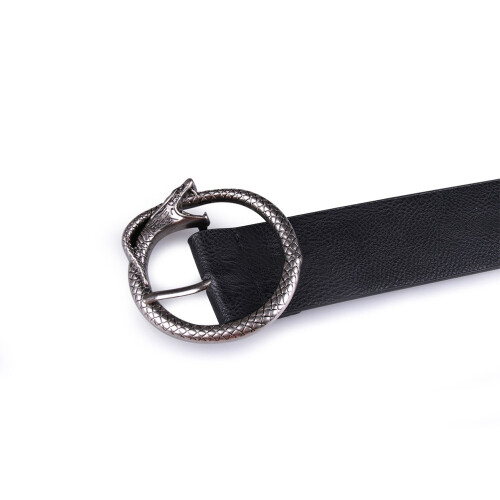 1Stk Retro Damen Taillengürtel PU- , Schwarzer Modeschmuck 2