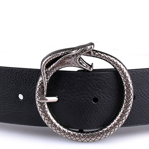 1Stk Retro Damen Taillengürtel PU- , Schwarzer Modeschmuck 1