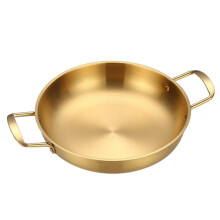 Korean Food Ramen Noodle Pot with Handle 18/20/22/24/26/28/30 cm, Stainless Steel Ref: 4930