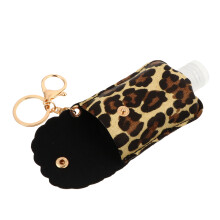 1Stk Tragbarer Flaschenanhänger Leopard PU Hand Schlüsselring