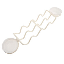 Beige PP Tacoshouder Met 4 Slots, Afneembaar En Ruimtebesparend