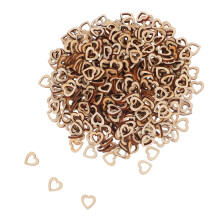 500St Natuurlijke Hart Uitgesneden Beige Voor Party En Cadeau