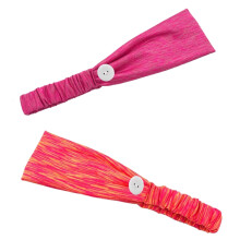 2Stk Komfortables Fitness Headband Haarband in Gemischten Farben