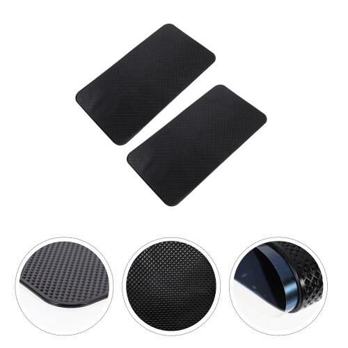 2Stk PU Dashboard Pad Auto Innenraum Matte Stark Haftend 1