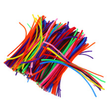 500St Fuzzy Wire Chenille Stokken Mix Voor Creatieve Knutseldecoratie