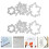 2Conjuntos De Embossing De Aço Prata Para Projetos DIY 8