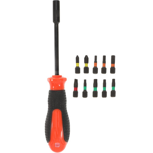 1Set Schroevendraaierset Multi Functioneel Rubberen Bits