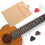 1Set Portable Guitar Repair Tools Kit Assorted Colors Capo Wool Picks 4