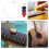 1Set Portable Guitar Repair Tools Kit Assorted Colors Capo Wool Picks 8