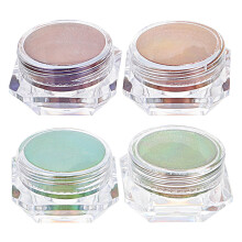 4Stk Pigment Epoxidharz Farbpulver Für DIY Nagelkunst Bunt