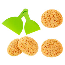 1Set Stevige Spons Voor Textuurherstel En Creatieve Muurdecoratie