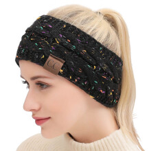 2Stk Ohrenschützer Stirnband Damen Knitted Winter Wrap Für Draußen