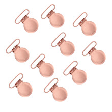 10St Ijzeren Baby Kleding Strap Clips Rond Goud Duurzaam