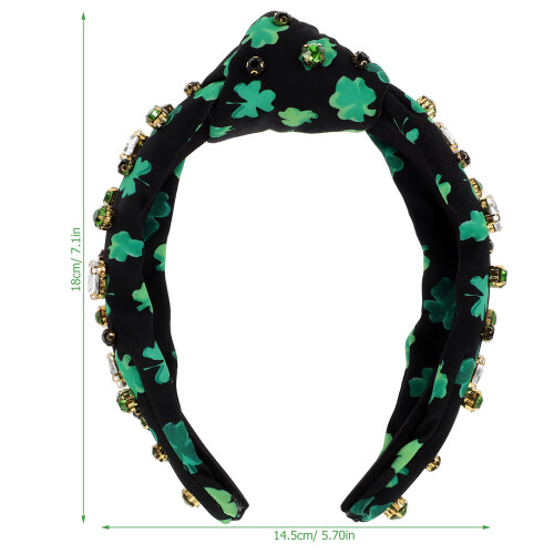 Festival Haaraccessoire Mit Knoten, Shamrock Und 2