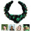 Festival Haaraccessoire Mit Knoten, Shamrock Und 7