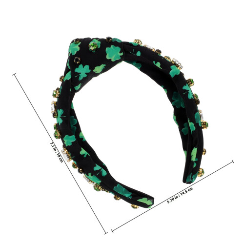 Festival Haaraccessoire Mit Knoten, Shamrock Und 1