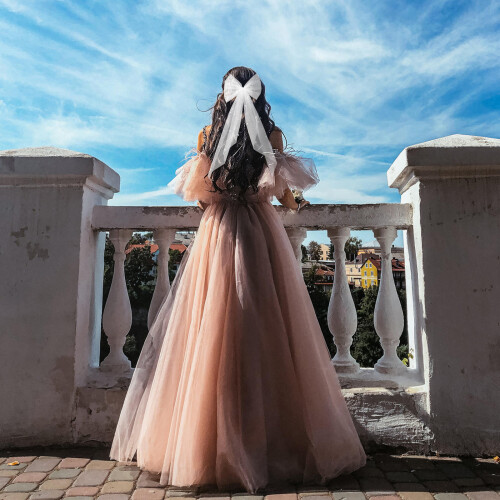 Elegant Wit Bride Bow Haaraccessoire Met Tule Sluier En Parels 2