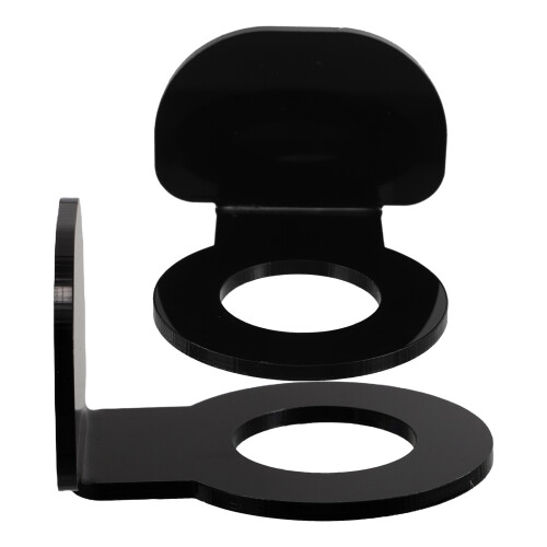 2St Compacte Tennis En Baseball Batstand Zwart Voor Training