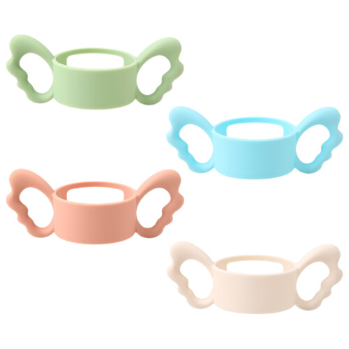 4Stk Babyflaschen Ergonomisch Doppelgriff 2