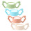 4Stk Babyflaschen Ergonomisch Doppelgriff 9