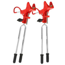 2Stk Roter Angelrutenhalter Bodenfischen Mit Rutschfestem Design