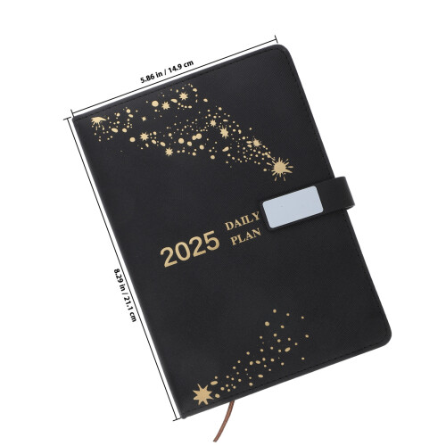 Portable Office Schedule Notepad 2025 Spanish Daily Planner 1