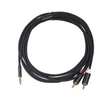 Adapter Set 3.5mm Schwarz Kupfer Audio Signal Übertragung