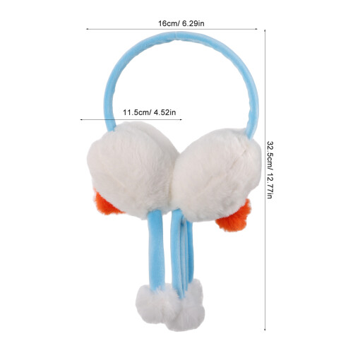 Winterse Snowman Oorwarmers Multikleur Warm 1